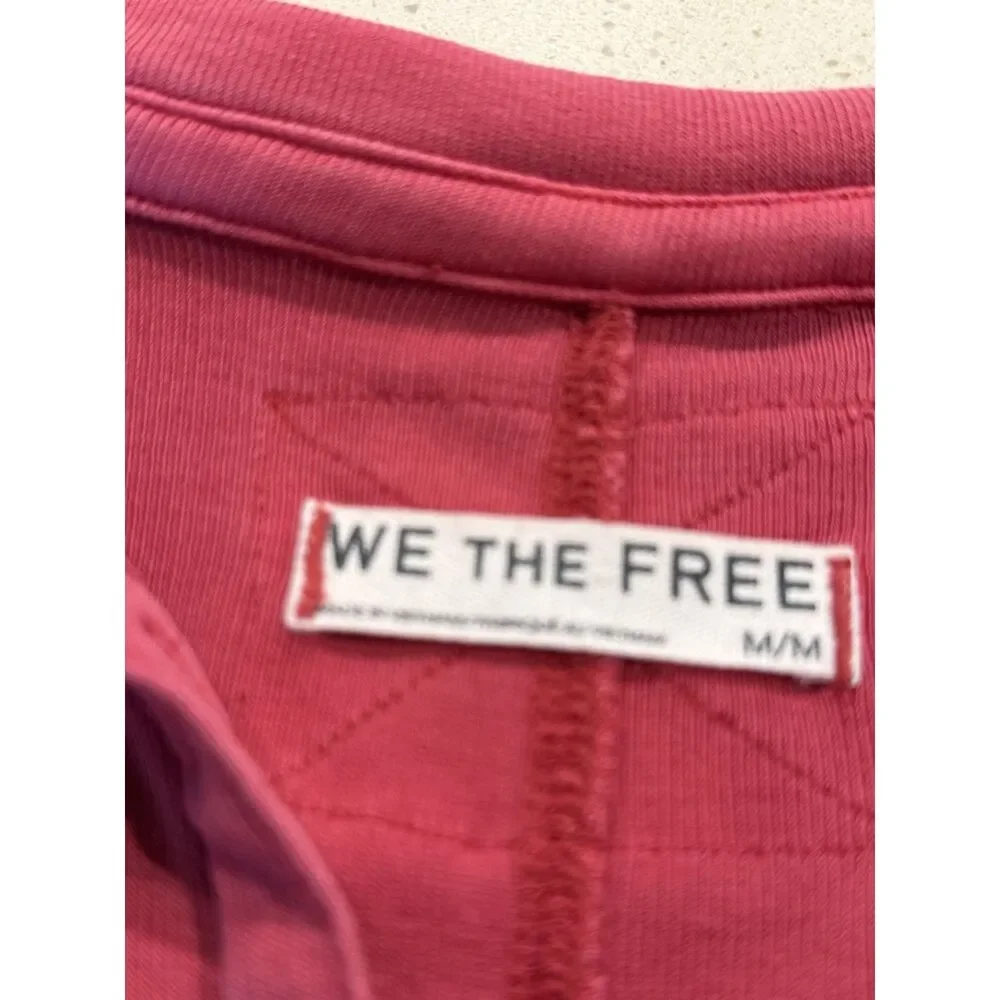 Free People Women's Polo Long Sleeve MD